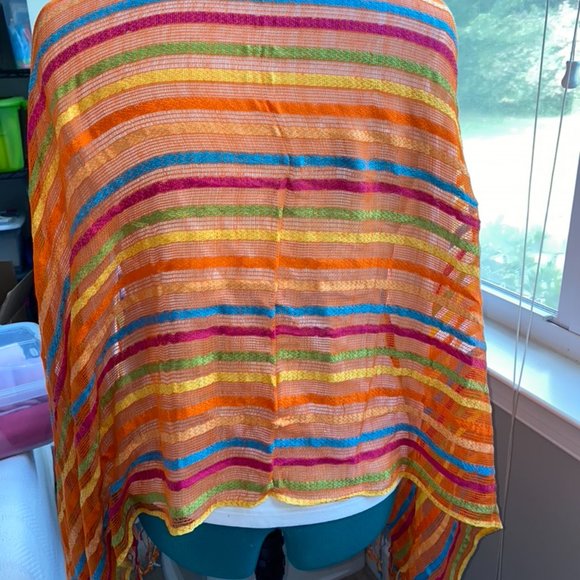 Multi colored scarf/shawl - Picture 2 of 5